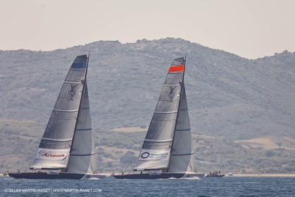 23 05 2010 - La Maddalena (ITA, Sardinia) Louis Vuitton Trophy - BMW ORACLE Racing - Racing Day 2