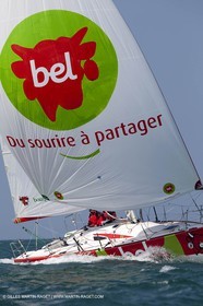 13 03 2010 -  La Grande Motte   Port Camargue (FRA) - Groupe Bel - Kito de Pavant   Sebastien Audigane training for Transat AG2R