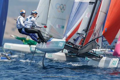 06 08 2024, Marseille (FRA), Paris 2024 Olympic Games, Sailing, Race Day 9