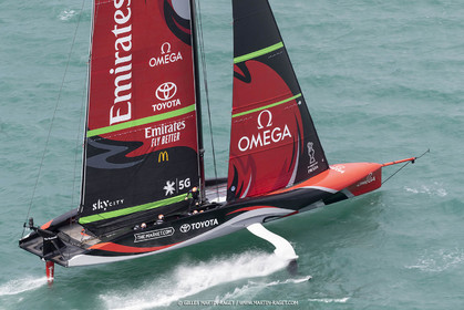 11 12 2020 - Auckland (NZL) - 36th America's Cup - Practice Sessions - Day 3 - Emirates Team New Zealand
