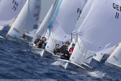 10 04 2015, Marseille (FRA), Yachting Club de la Pointe Rouge - Coupe Internationale de Printemps des 470, Day 3