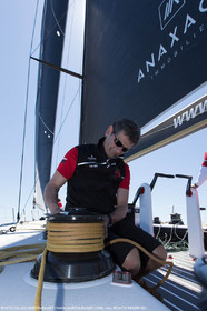 05 05 2016, Porquerolles (FRA,83), Semaine de Porquerolles, célébration des 30 and de lla victoire de l'Esprit d'Equipe dans la Whitbread, l'équipage se retrouve à bord du maxi SFS skippé par Lionel Péan