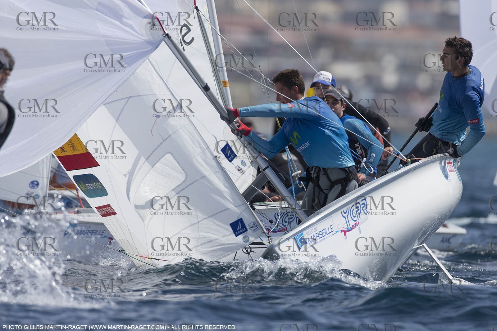 12 04 2015, Marseille (FRA), Yachting Club de la Pointe Rouge - Coupe Internationale de Printemps des 470, Final Day