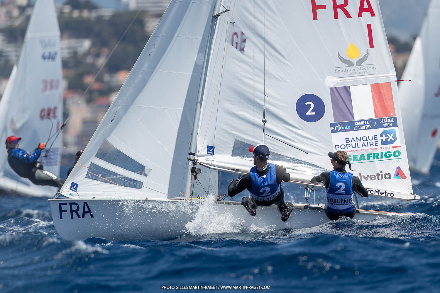 13 07 2023, Marseille (FRA) Paris 2024 Olympic Games Sailing Test Event, Day 5