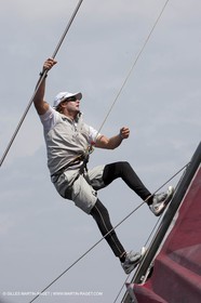 19 05 2010 - La Maddalena (ITA, Sardinia) Louis Vuitton Trophy - BMW ORACLE Racing - Training