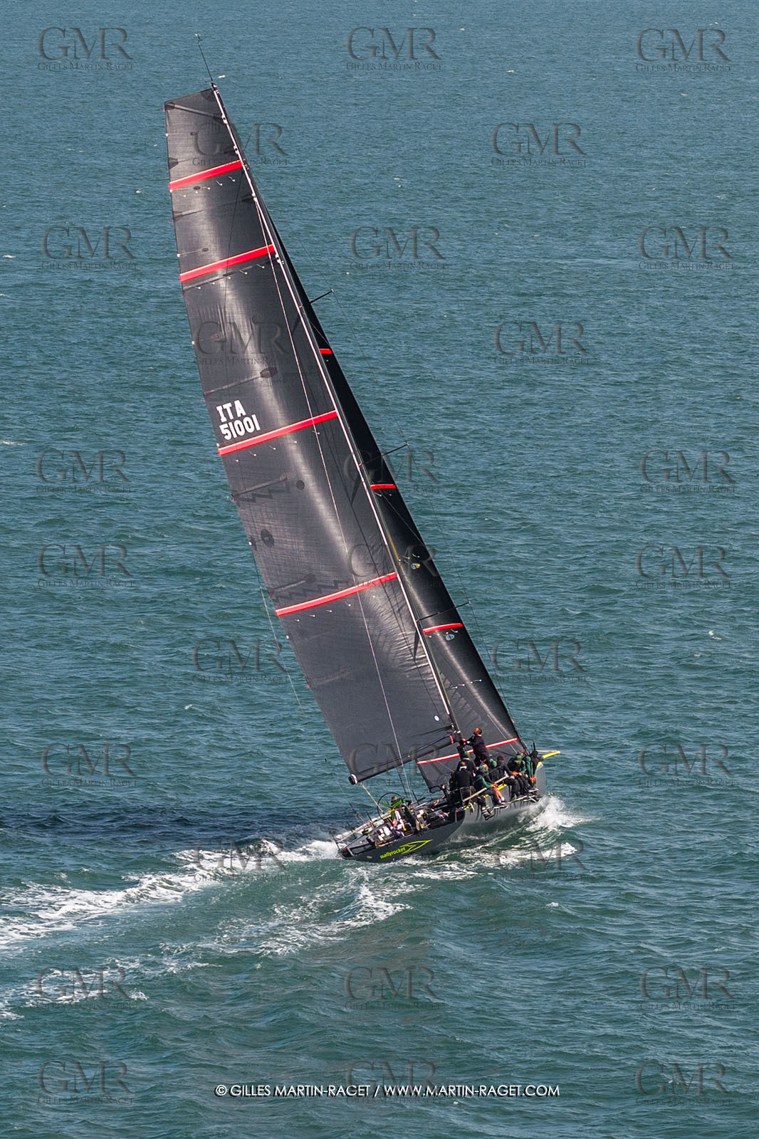 19 07 2025, Cowes (UK, IOW), Admiral's Cup 2025, Channel Race Start, Django WR51, Yacht Club Coasta Smeralda - ITA