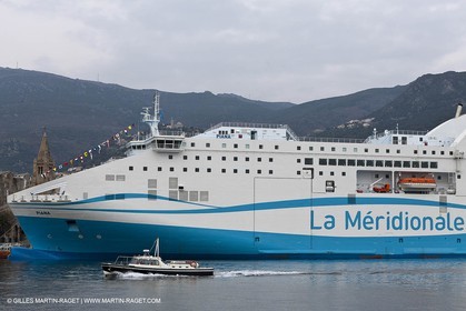 01-31-12   Marseilles (FRA,13) Bastia (FRA,Corsica)   Launching cruising trip and Christening ceremony of PIANA, last ferry ship from La Meridionale
