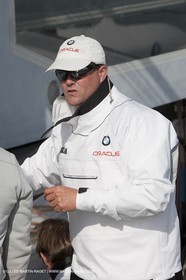 08 02 2010 - Valencia (ESP) - 33rd America's Cup - BMW ORACLE Racing - Day off 1 - Getting the yacht ready