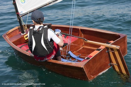 24 05 2010 - Hyères (FRA,83) - wooden optimist