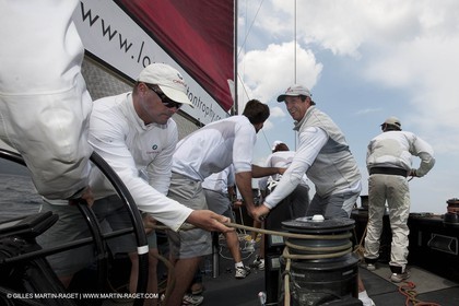 19 05 2010 - La Maddalena (ITA, Sardinia) Louis Vuitton Trophy - BMW ORACLE Racing - Training