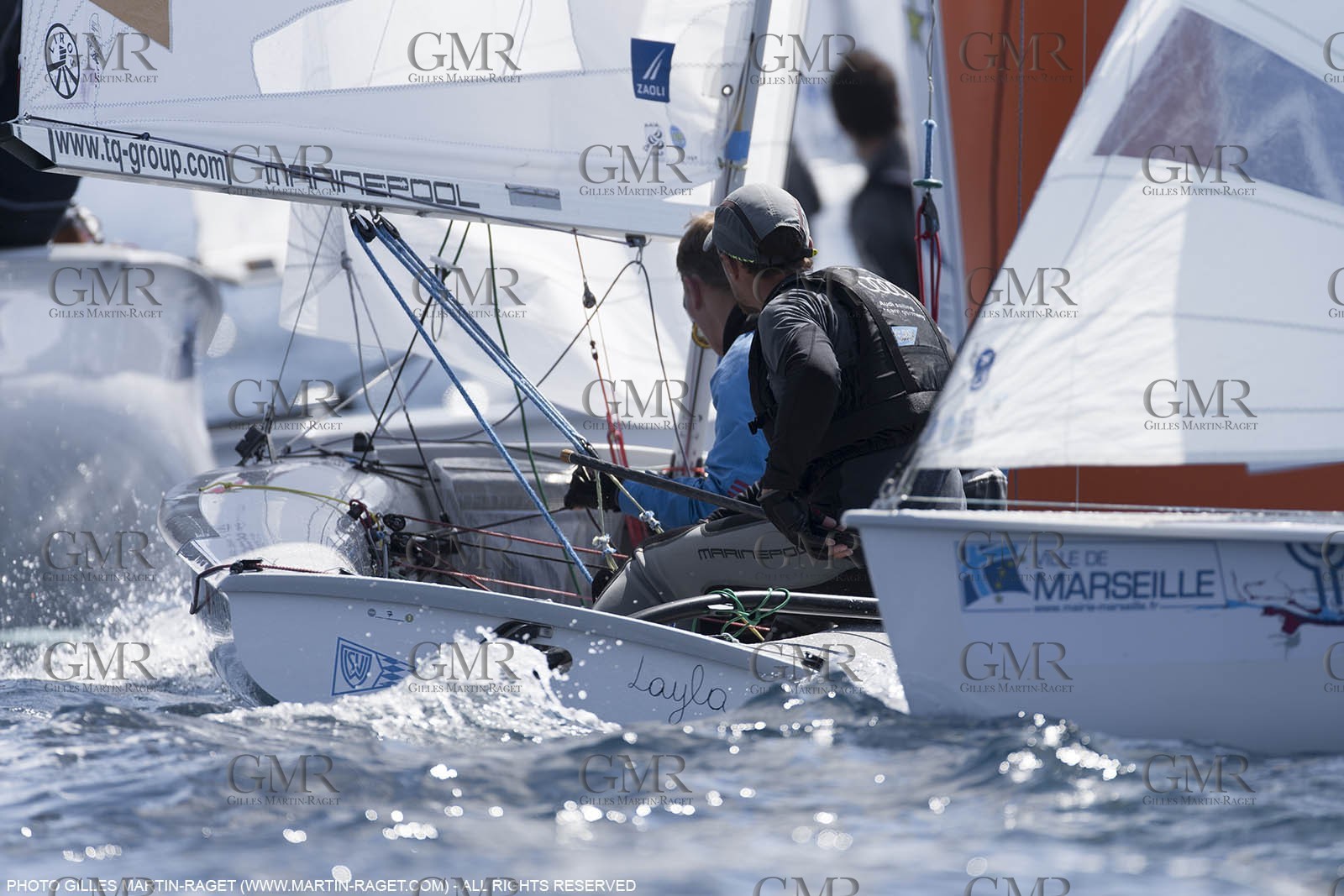 12 04 2015, Marseille (FRA), Yachting Club de la Pointe Rouge - Coupe Internationale de Printemps des 470, Final Day
