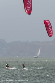 19 07 2013 - San Francisco (USA,CA) - 34th America's Cup - AC Open - Kite Surf contest at Crissie Field