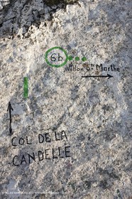 30 04 2009 - Marseille (FRA, 13) - Les Calanques - At the summit of Mount Puget