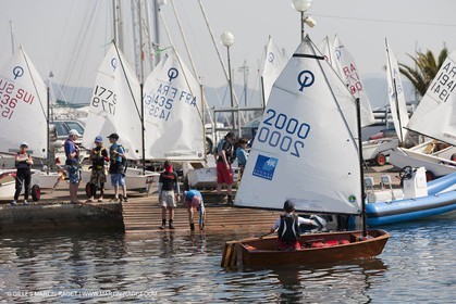 24 05 2010 - Hyères (FRA,83) - wooden optimist