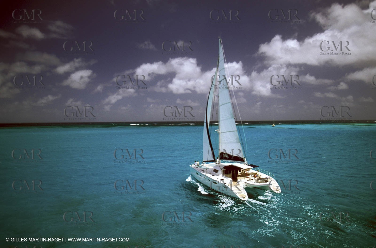 Cruising multihull sailing