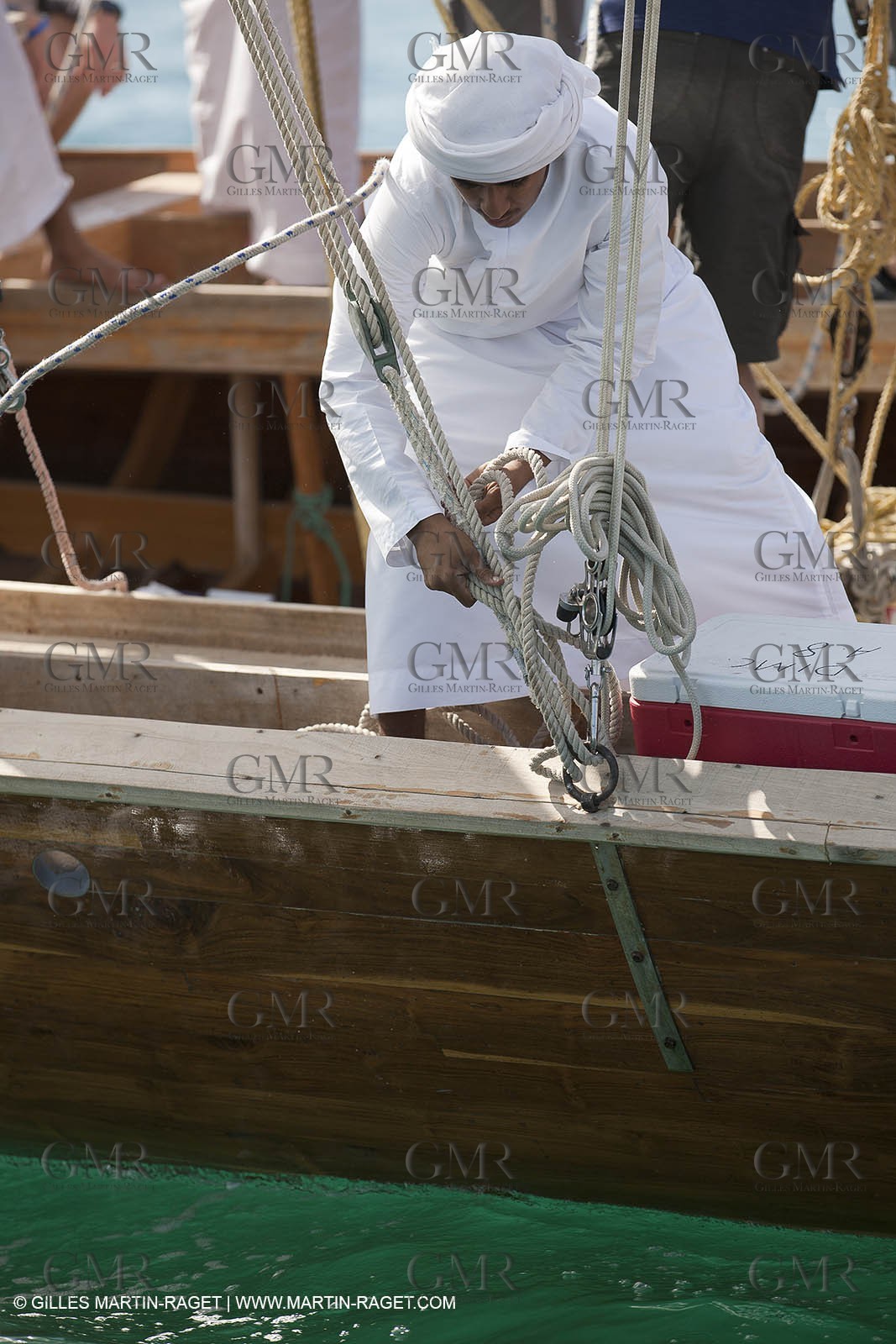 20 11 2010 - Dubai (UAE) - Dubai Louis Vuitton Trophy - Traditionnal dhow races for competing teams