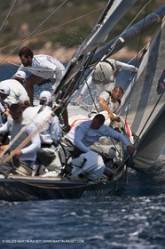 19 05 2010 - La Maddalena (ITA, Sardinia) Louis Vuitton Trophy - BMW ORACLE Racing - Training