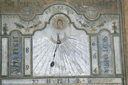 France - Southern Alps - Solar clocks