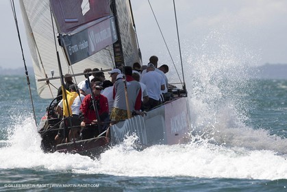 29 01 2009 - Auckland (NZL) - Louis Vuitton Pacific Series - BMW ORACLE Racing - Training