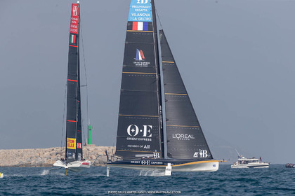 15 09 2023, Vilanova i La Geltru (ESP), 37th America's Cup, Preliminary Regatta N° 1, Race Day 3