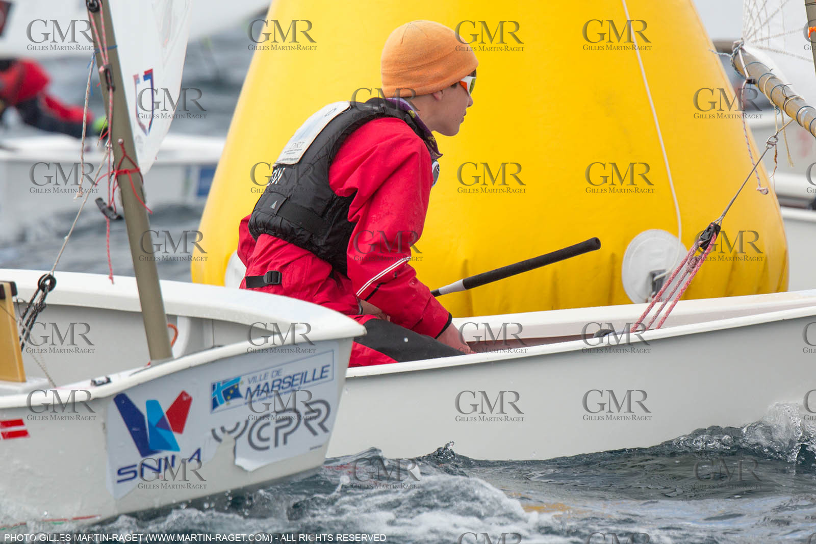 15 04 2016, Marseille (FRA,13), SNIM Dériveurs, Coupe Internationale de Printemps Optimist, Final Day