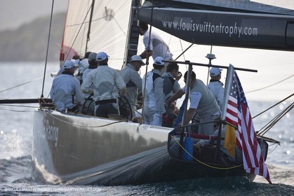 18 05 2010 - La Maddalena (ITA, Sardinia) Louis Vuitton Trophy - BMW ORACLE Racing - Training