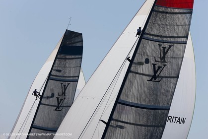 23 05 2010 - La Maddalena (ITA, Sardinia) Louis Vuitton Trophy - BMW ORACLE Racing - Racing Day 2