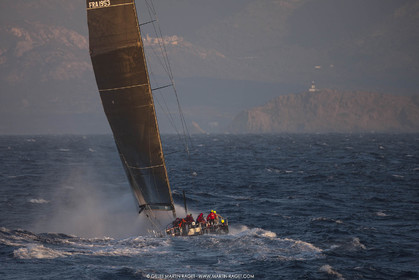 09 10 2017, Calvi (FRA,20), VOR 70 Babsy, Tentative de record autour de la Corse à la voile, skipper Franck Cammas