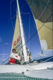 Sailing, Offshore Racing, Route du Rhum 1990, RMO, Laurent Bourgnon