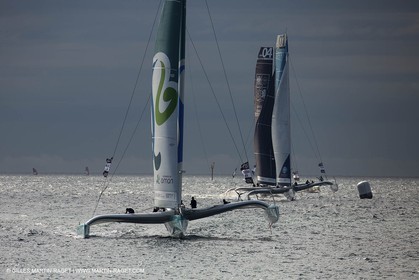 29 09 2012 - Marseille (FRA,13) - Alpari World Match Race Tour - Match Race France 2012 - Day 5 - Final Ian Williams (GBR) Vs William Tiller (NZL)