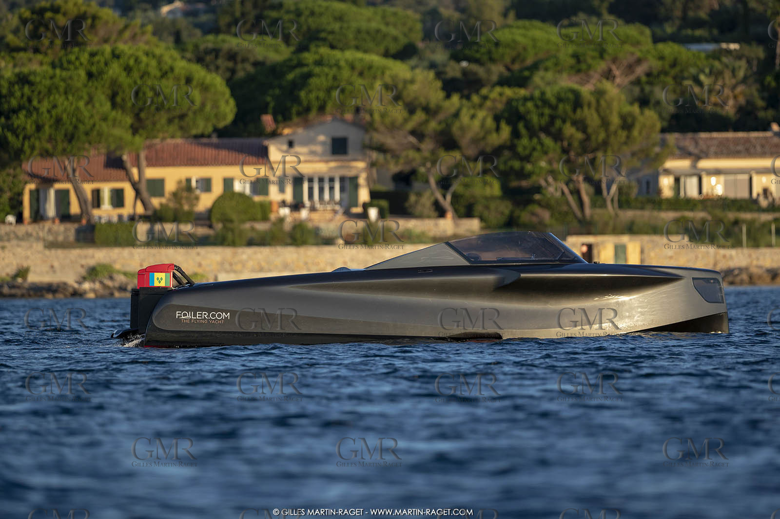 09 08 2018, Saint-Tropez (FRA,83), Foiler, the Flying Yacht by Enata