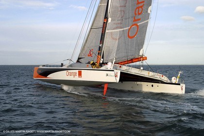 La Trinité   Mer - Orange II - 1st sea trials