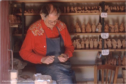 Les Baux de Provence, Atelier de fabrication de santons