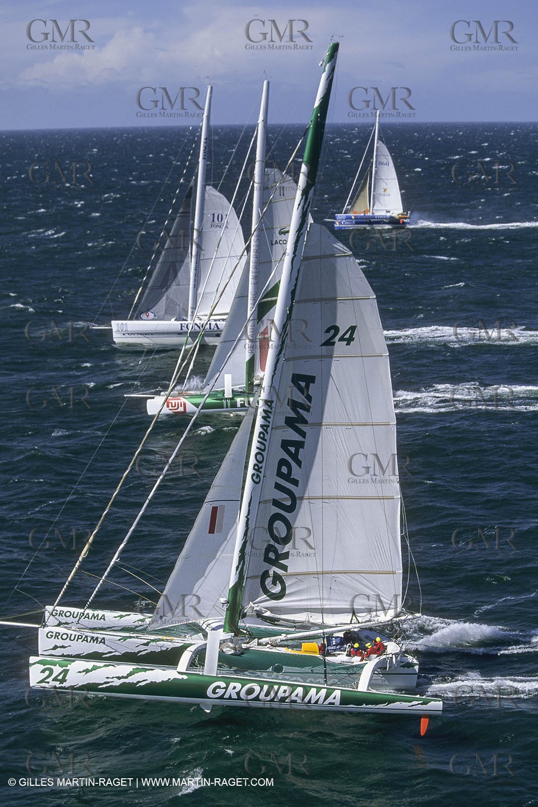 Yacht Racing, Multihull, ORMA 60, Franck Cammas, Groupama