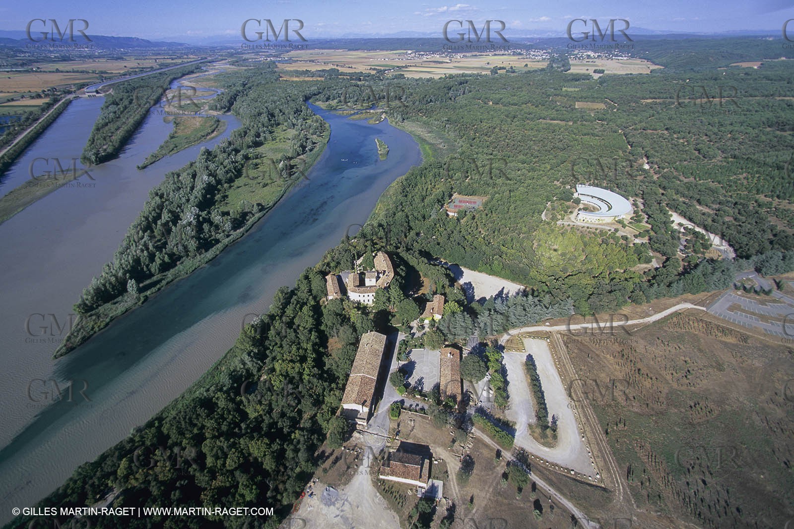 France, Provence, Val de Durance, site de Cadarache