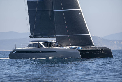 16 02 2019, Porquerolles (FRA,83), Gunboat 68 sail testing  3