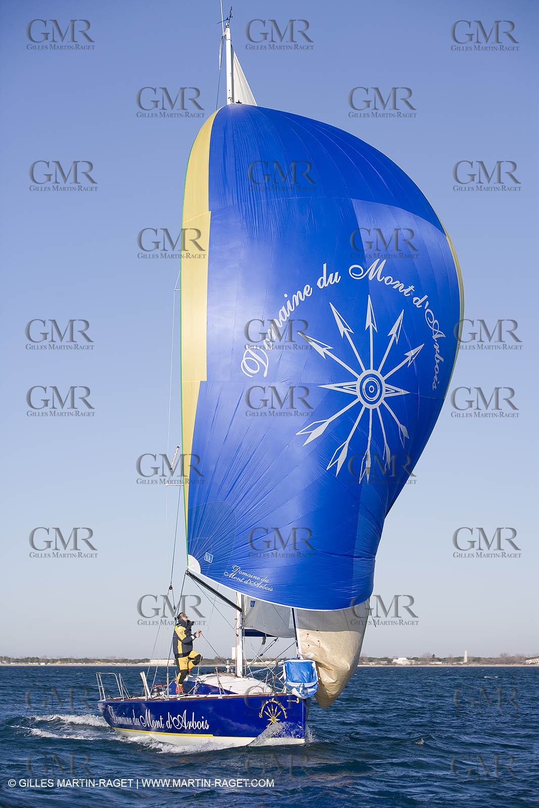 15 02 2007 - La Grande Motte (FRA) - Onedesign Figaro II - Thierry Duprey du Vorsent (Domaine de Monts d'Arbois)