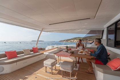 30 08 2018, Porto Vecchio (FRA, South Corsica) Chantier Fountaine-Pajot, Alegria 67