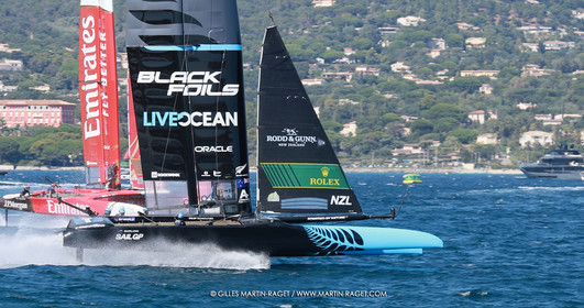 10 09 2025, Saint-Tropez,(FRA), Rockwool SailGP France Saint-Tropez, Race Day 1
