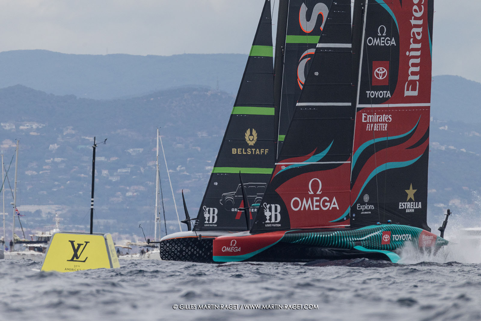 18 10 2024, Barcelona (ESP), Louis Vuitton 37th America's Cup, Final Match, Race Day 5, Race 8