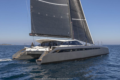 16 02 2019, Porquerolles (FRA,83), Gunboat 68 sail testing  3