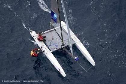 26 04 2007 - Semaine Olympique Française 2007 - Hyères - Jour 5 - Team France - Tornado - Guichard-Guyader