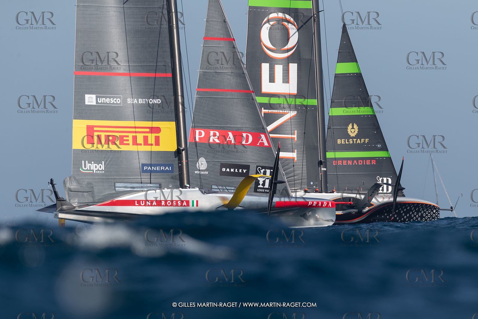 26 09 2024, Barcelona (ESP), 37th America's Cup, Louis Vuitton Cup Final, Race Day 1