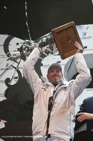 14 02 2010 - Valencia (ESP) - 33rd America's Cup - BMW ORACLE Racing - Race 2 - Larry Ellison