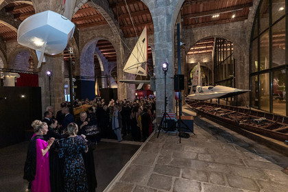 14 10 2024, Barcelona (ESP), Louis Vuitton 37th America's Cup, Final Match, Race Day 3, Hall Of Fame induction ceremony