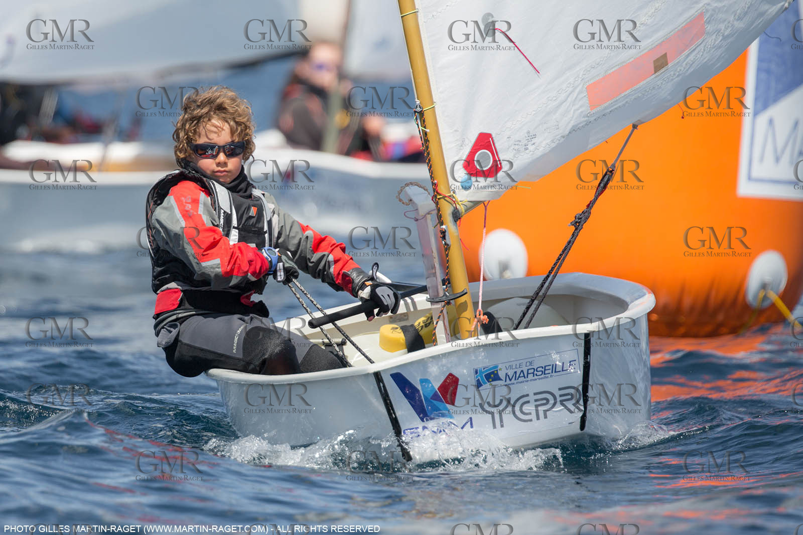 14 04 2016, Marseille (FRA,13), SNIM Dériveurs, Coupe Internationale de Printemps Optimist, Day 4