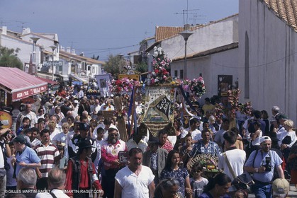 France, Provence, Traditions, Les Saintes Maries de la mer - Pélerinage gitan