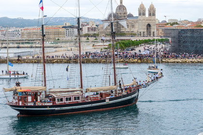 25 10 2025, Marseille (FRA), MED25 - Armada pour la Paix - Arrivée du Bel Espoir à Marseille