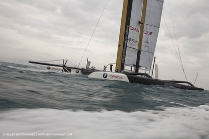 23 01 2010 - Valencia (ESP) - 33rd America's Cup - BMW ORACLE Racing - Valencia training - Day 4