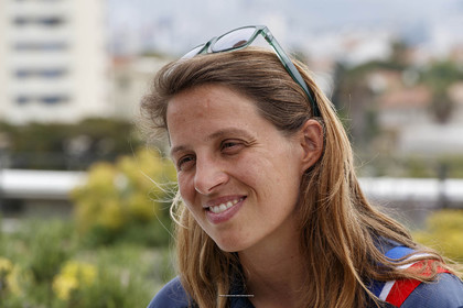 15 04 2024, Marseille (FRA), présentation des sélectionnés olympiques français en voile pour les Jeux Olympiques de Paris 2024. Hélène Noesmoen